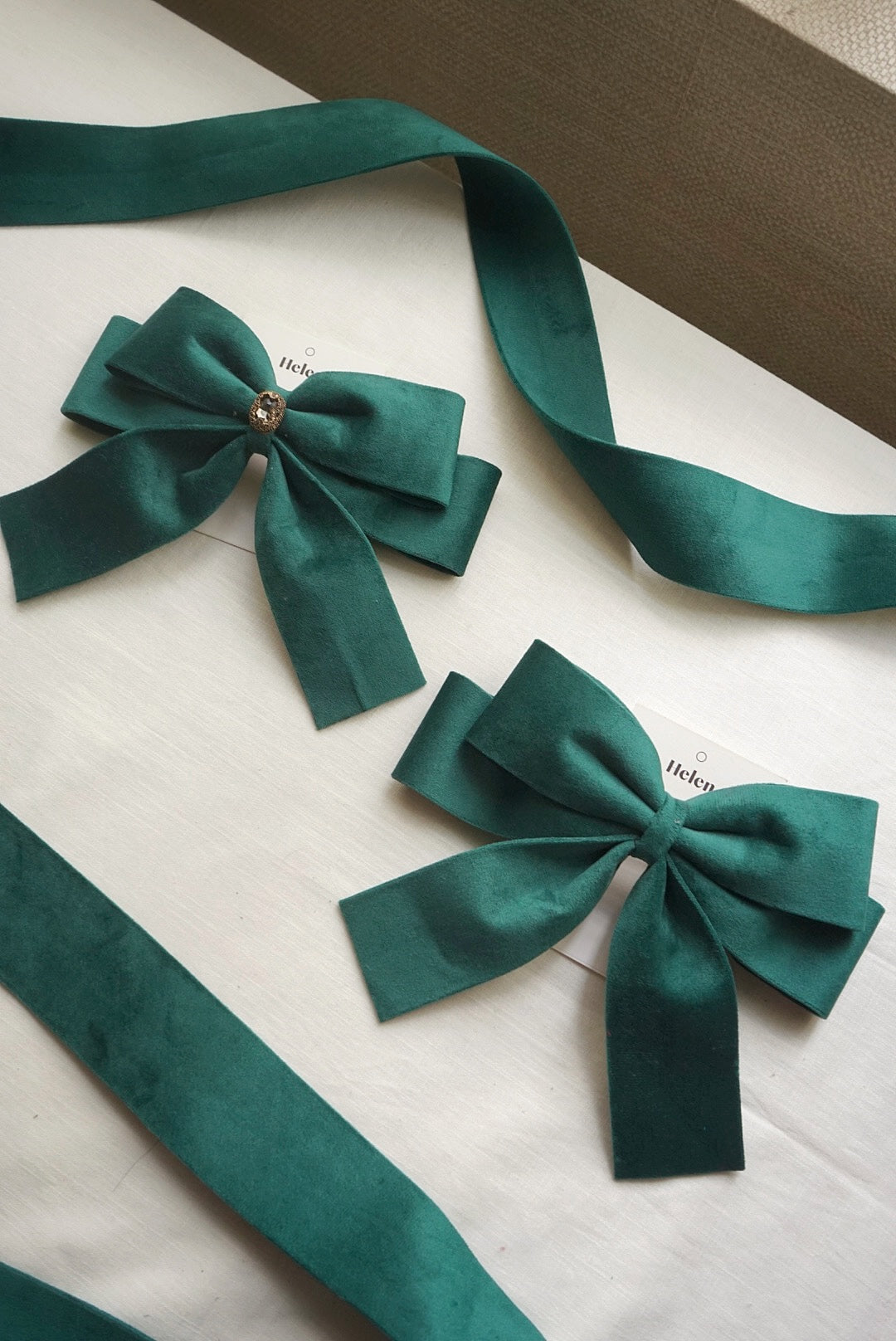 Handmade Velvet Bow Hairclips