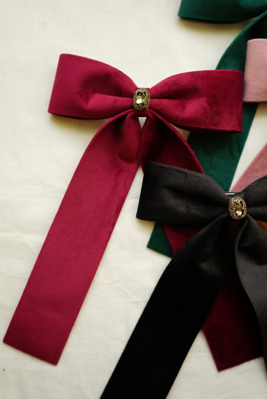 Handmade Eloise Bow Hairclips