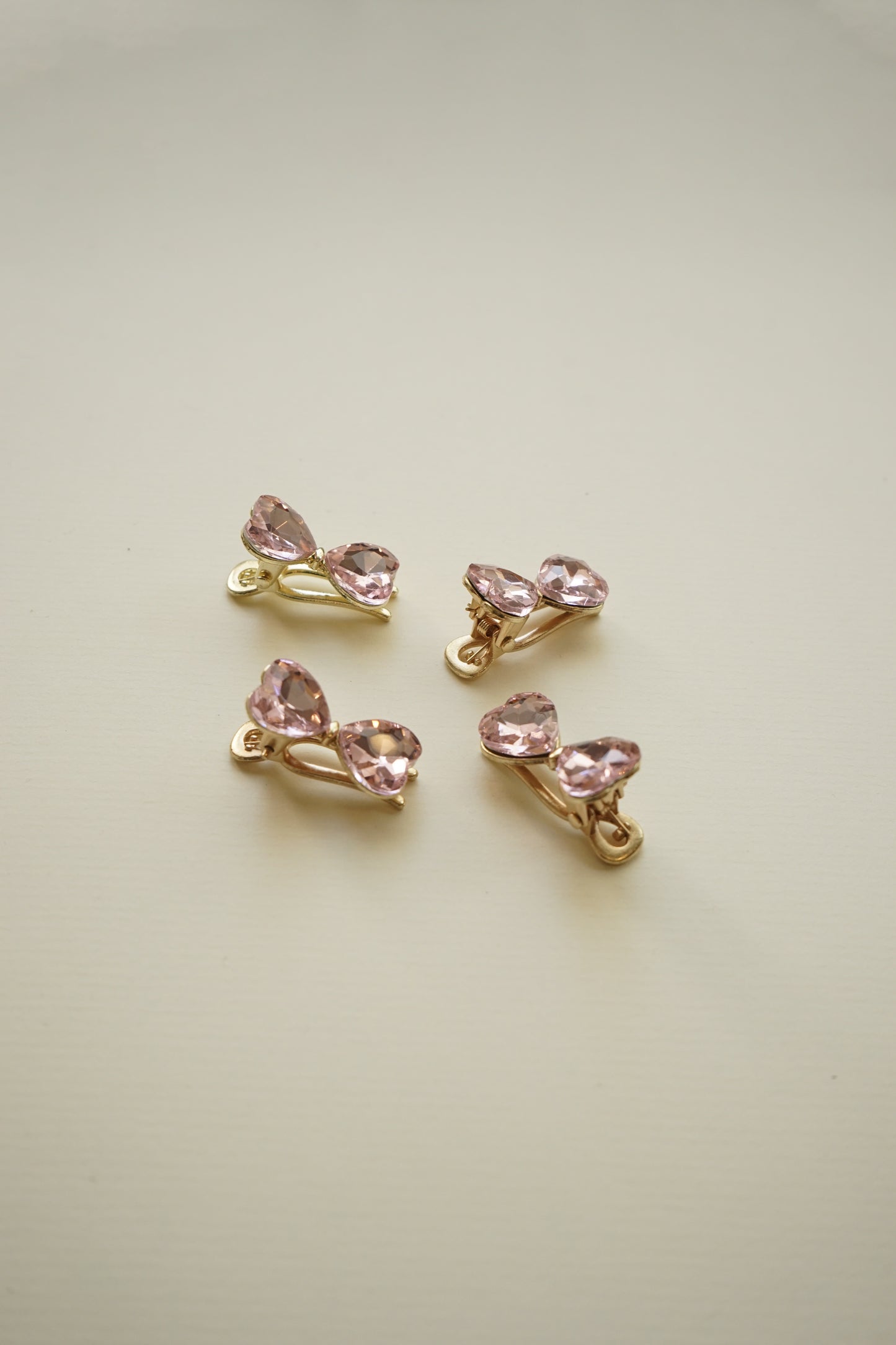 Blush Gem Hair Pins