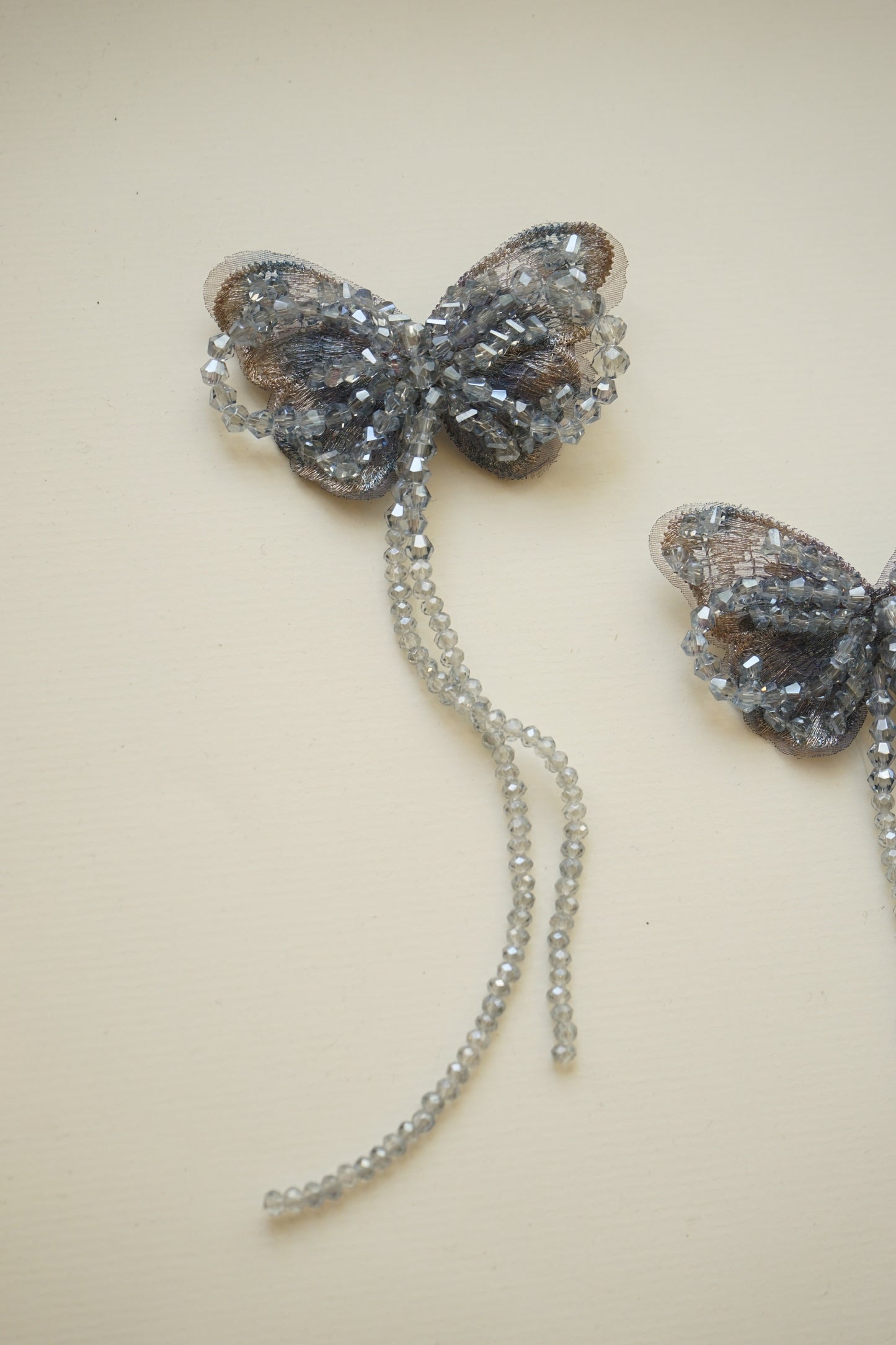 Azure Butterfly Hair Pins