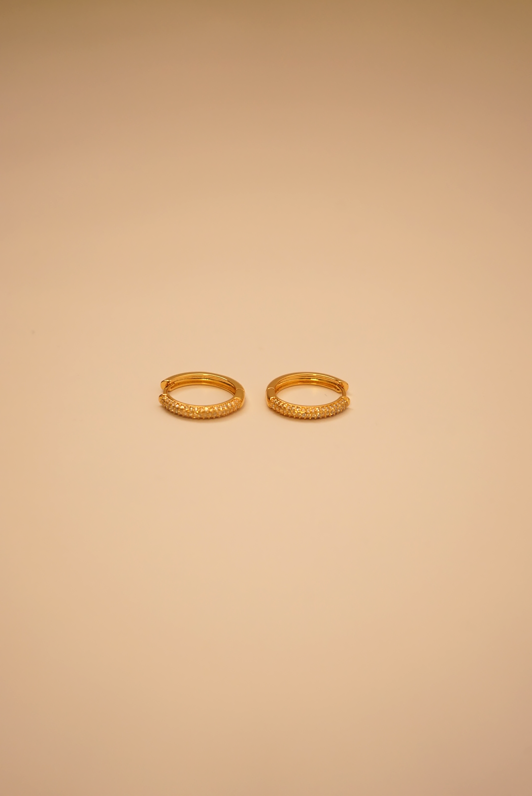Sparkling Hoop Earrings