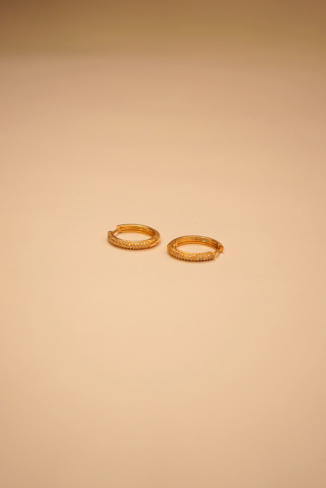 Sparkling Hoop Earrings