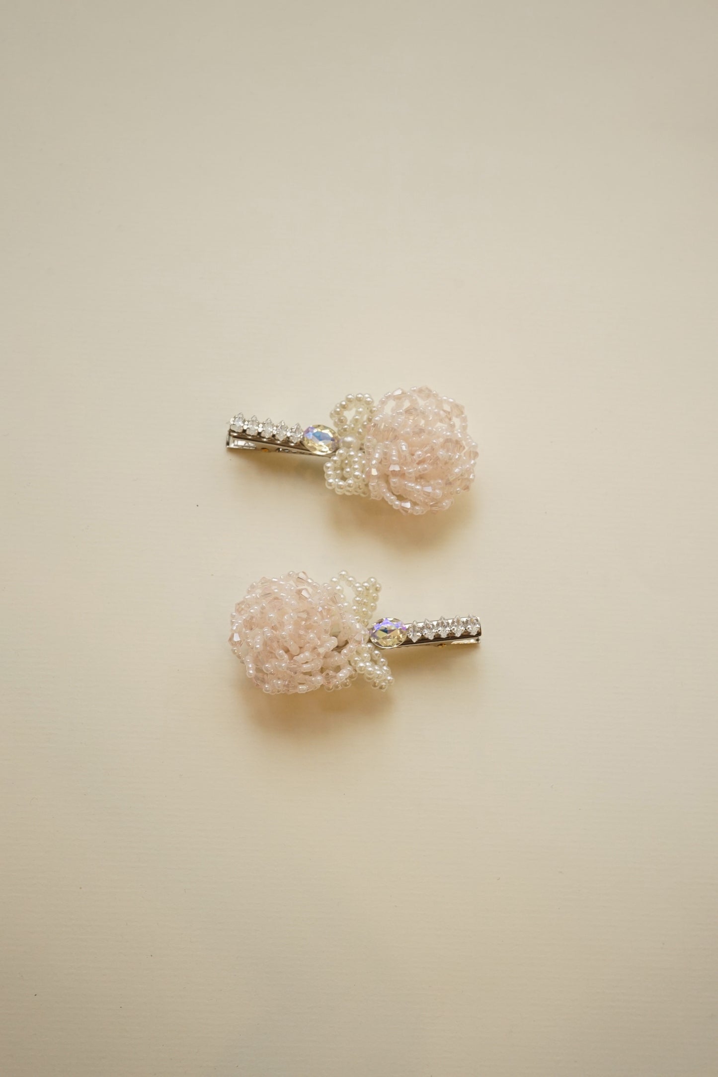 Rosé Fleur Hair Pins