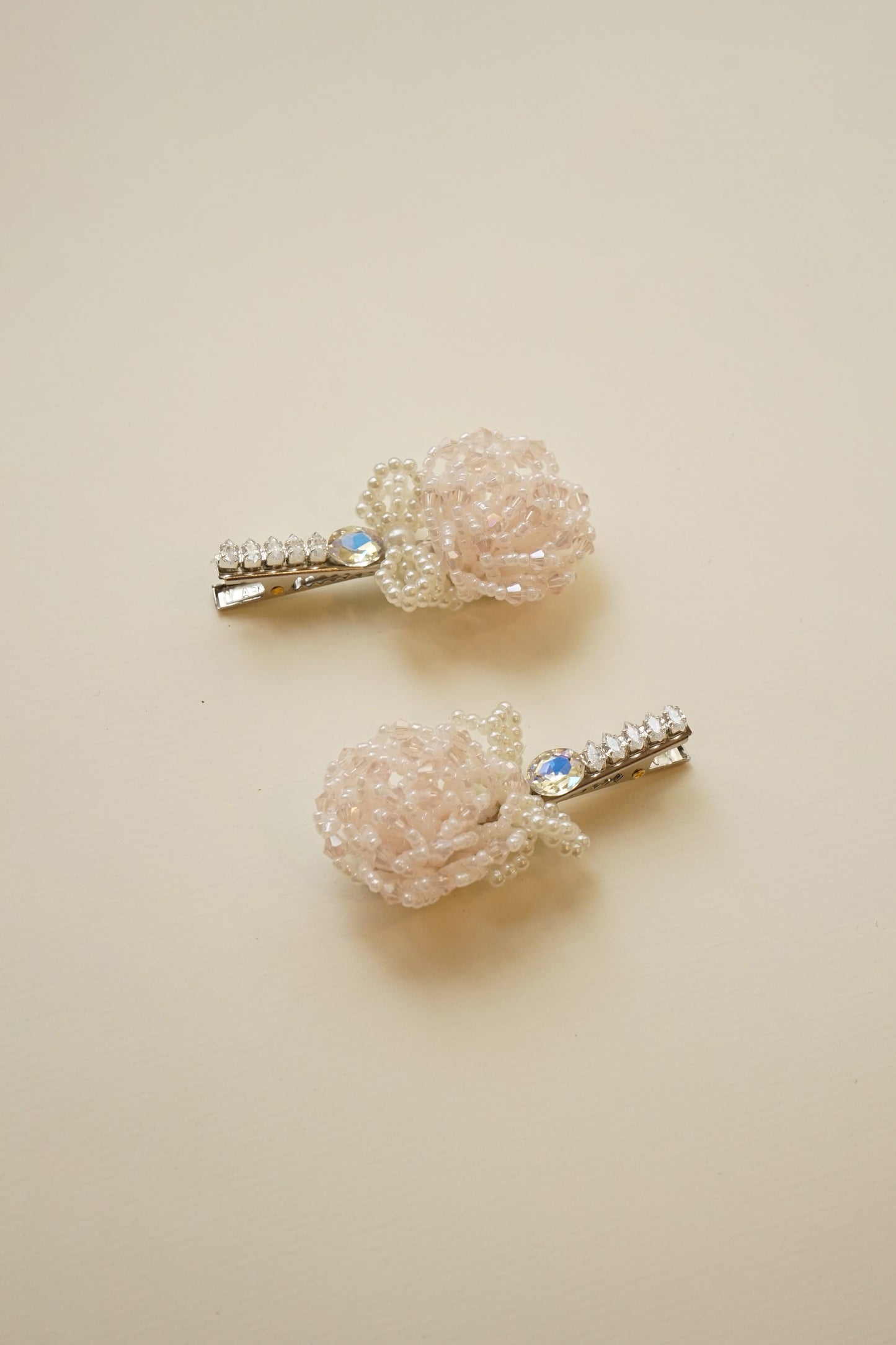 Rosé Fleur Hair Pins