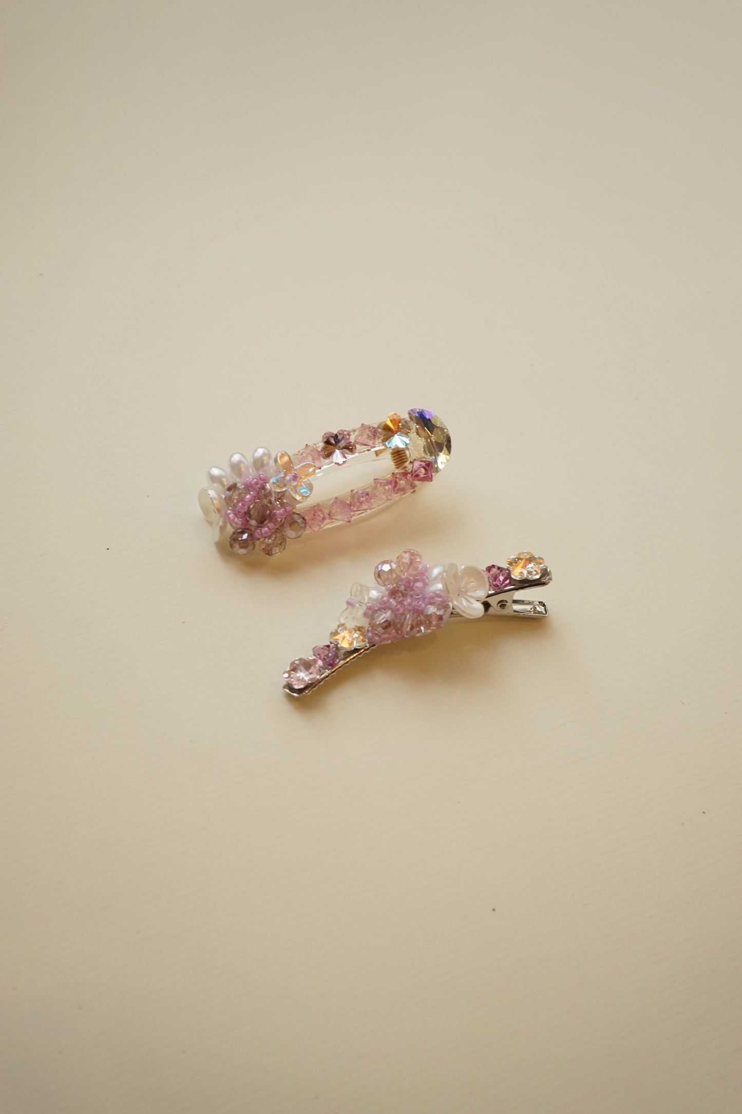 Blush Fleur Hair Pins