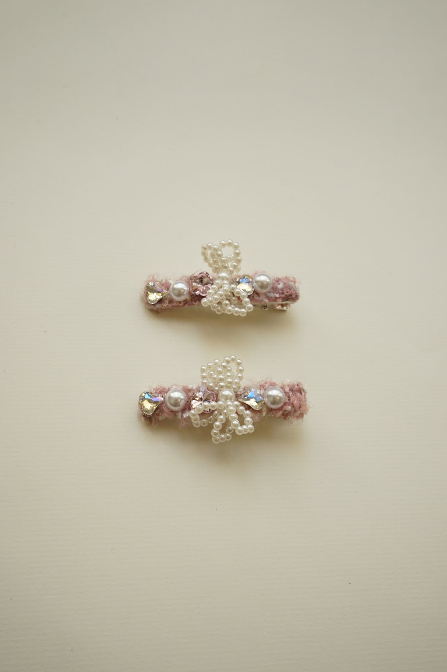 Blush Camellia Hair Pins