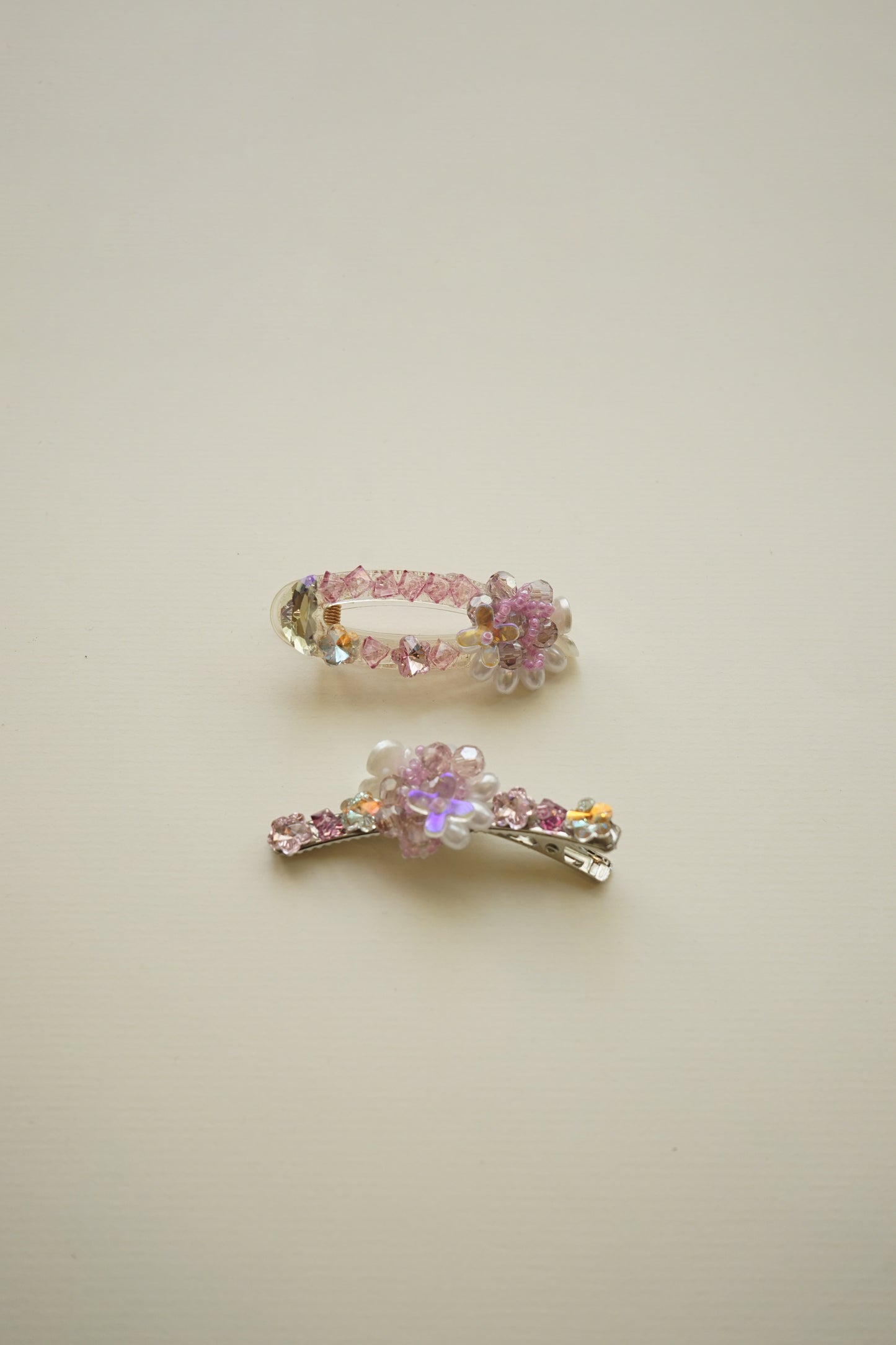 Blush Fleur Hair Pins