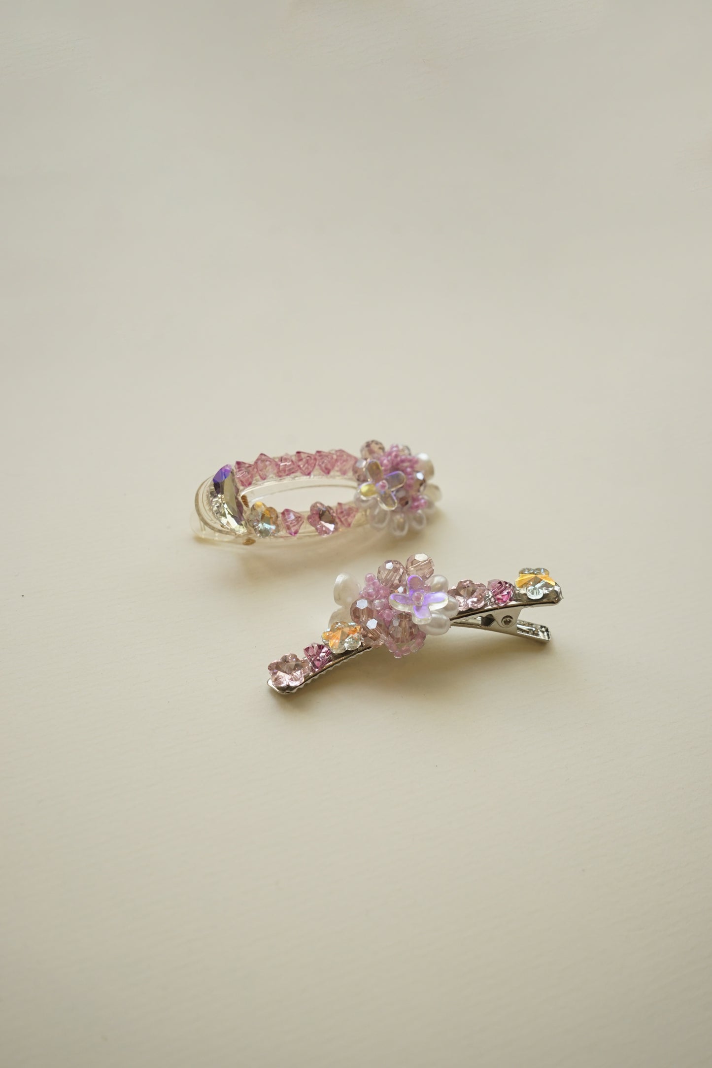 Blush Fleur Hair Pins