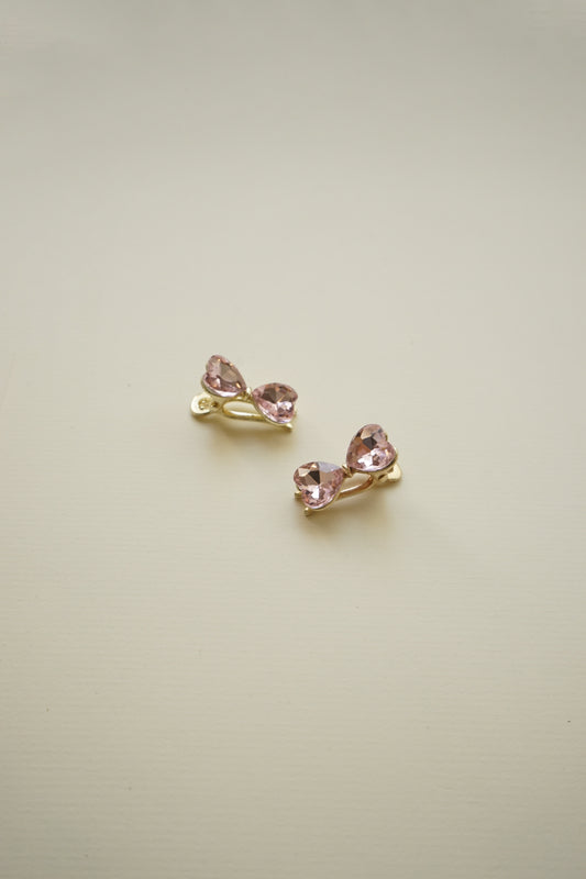 Blush Gem Hair Pins