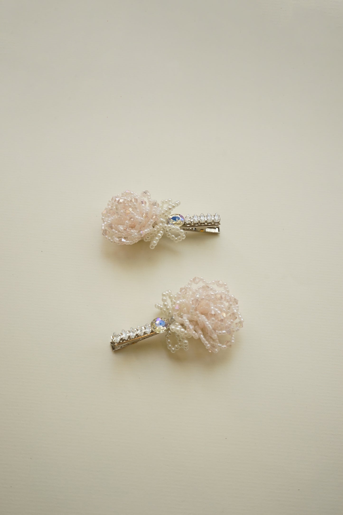 Rosé Fleur Hair Pins