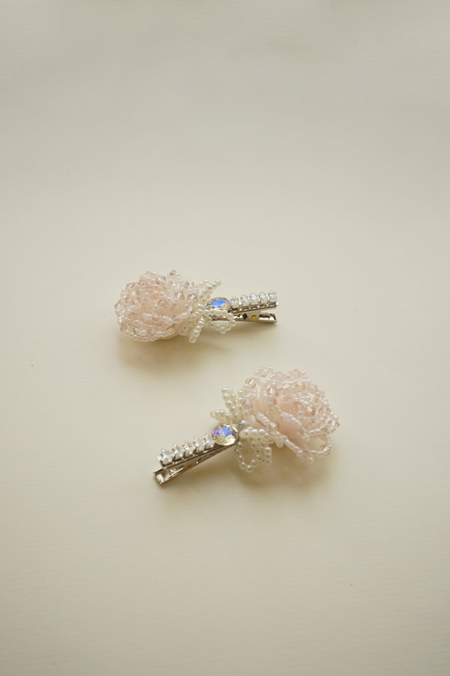 Rosé Fleur Hair Pins