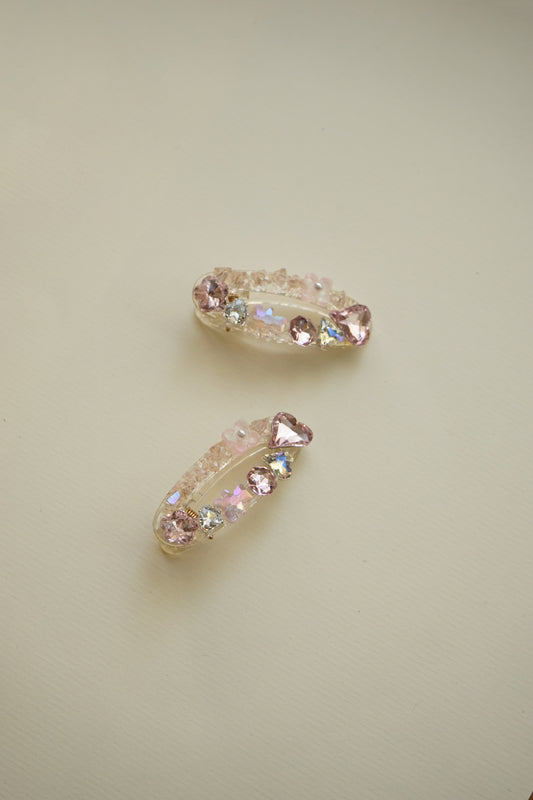 Blush Éclat Hair Pins