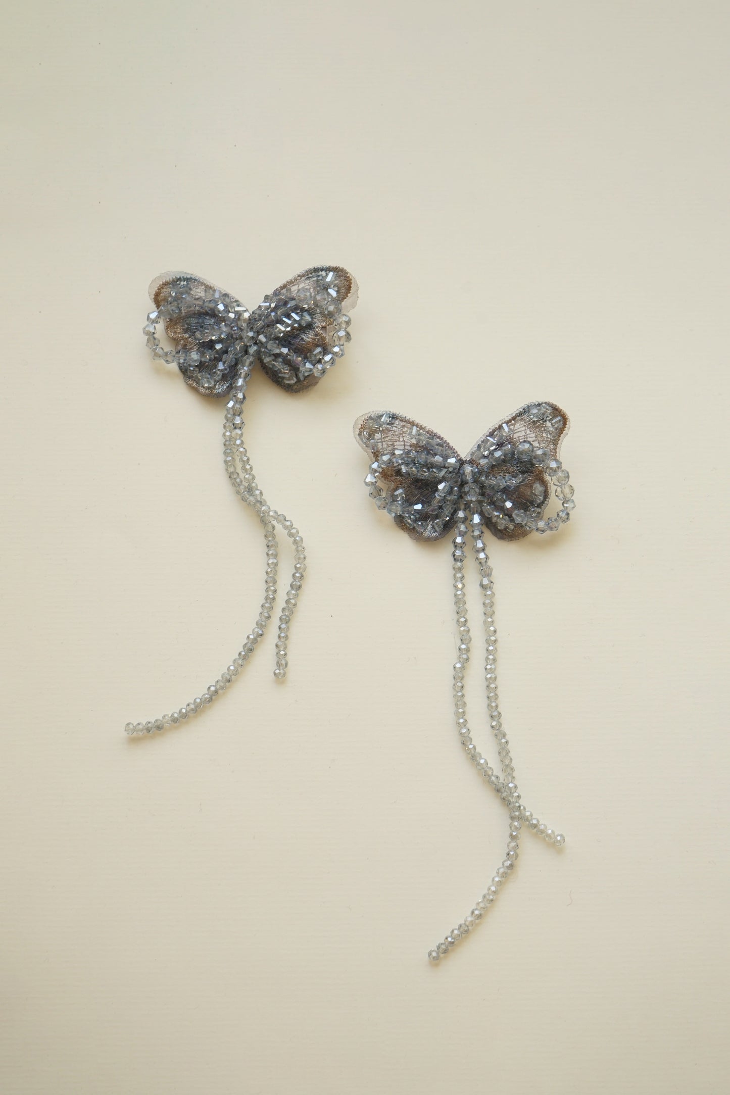 Azure Butterfly Hair Pins