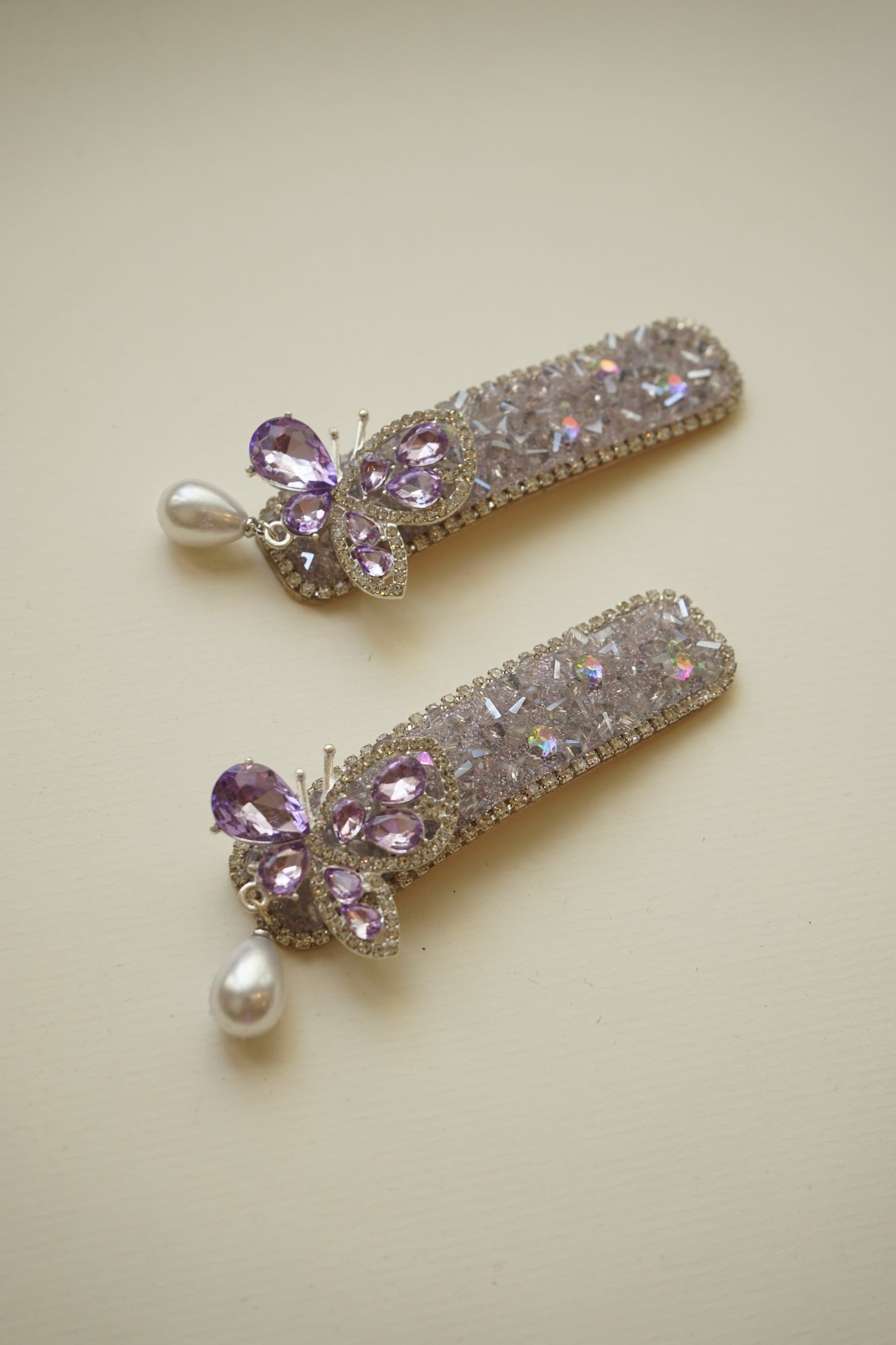 Violet Hair Pins