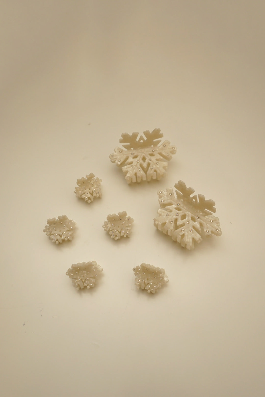 Crystal Flake Claw Clip
